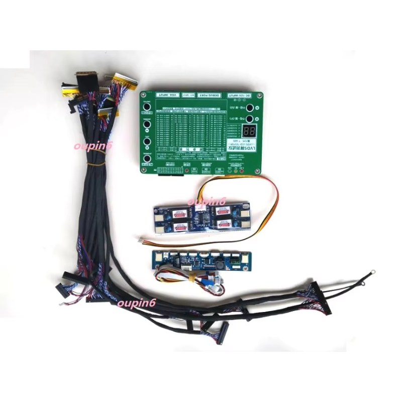 Electronics Repair Book - ノートパソコン、テレビ、LCD、LEDテストツールキットセット、パネルテスターキット（修理用）、スクリーンモニターディスプレイ用、14個のLVDSケーブル付き