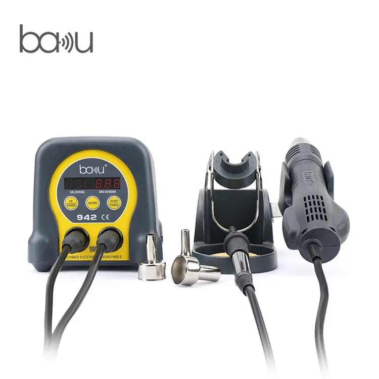 Electronics Repairs - ホットセール BAKU Ba-942 ミニ熱風SMDはんだ付けステーション 携帯電話修理用溶接機器 電子はんだ付けステーション