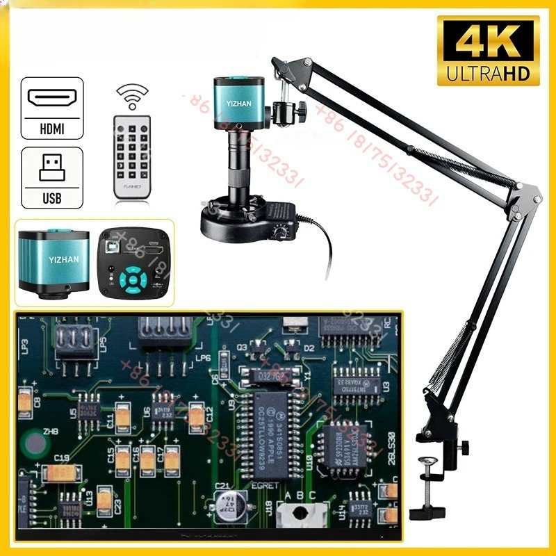 Electronics Repairs - YIZHAN 4K 48MP HD電子デジタル顕微鏡 はんだ付け用 USB