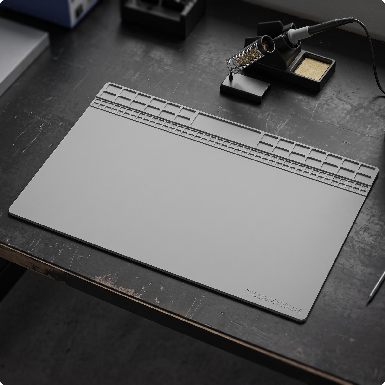 耐熱シリコンはんだ付けマット（電子機器作業台用、整理用ストリ - Electronics Repairs のレビューと価格