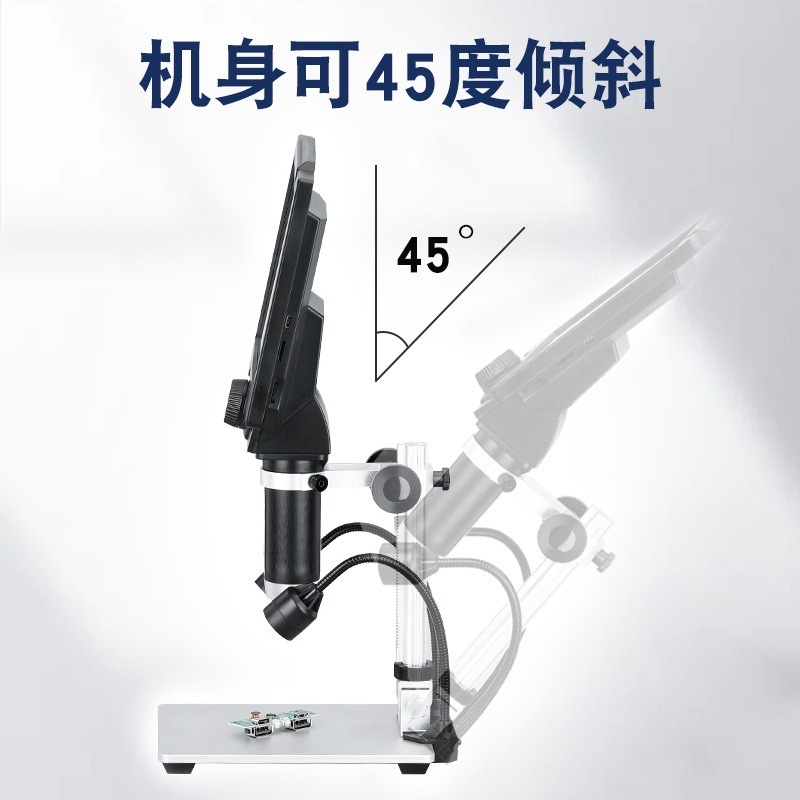 ポータブルLCDデジタル顕微鏡 50‑1600倍 12MP  - Electronics Repairs のレビューと価格