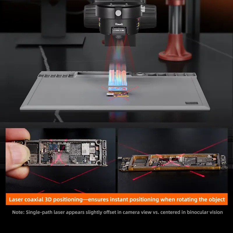 Qianli 6558ゴリラ三眼顕微鏡、6.5倍～58倍ズー - Electronics Repairs のレビューと価格