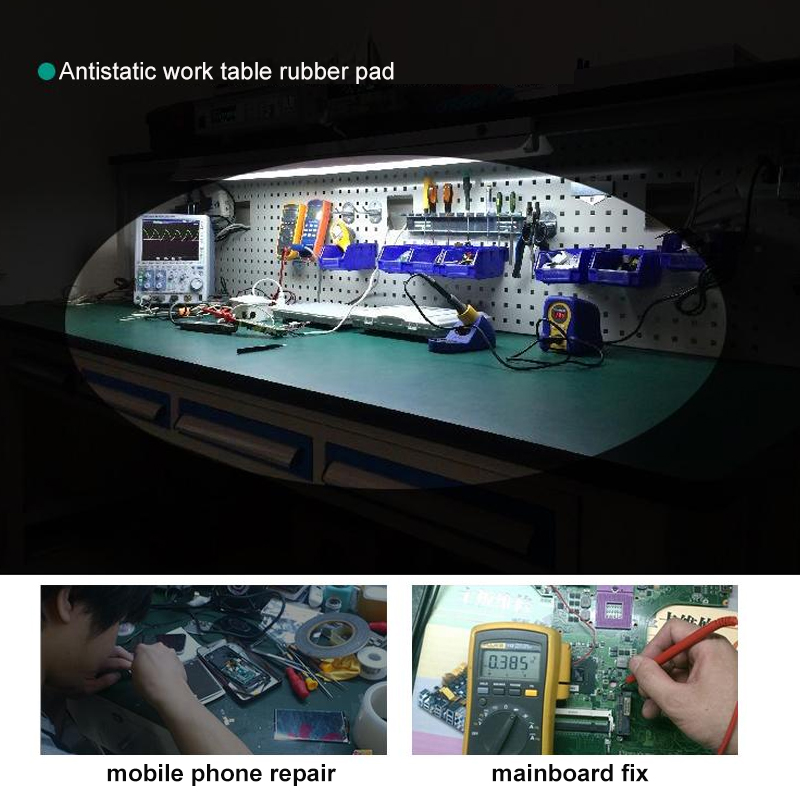 3mmテーブルワークマット 帯電防止ESD PVCゴムパッド - Electronics Repairs のレビューと価格