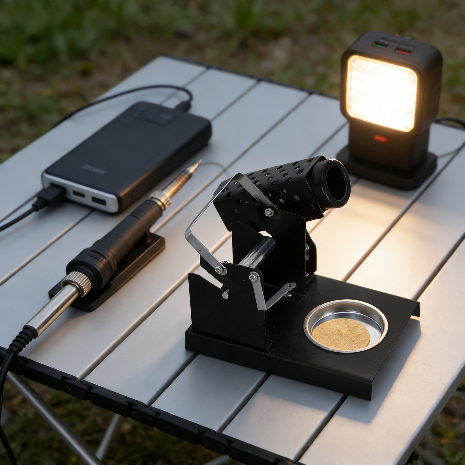 精密電子機器の修理に使用するはんだごてスタンド。金属製でコン - Electronics Repair Tools のレビューと価格